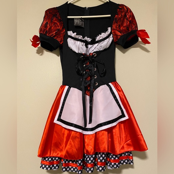 Women Halloween Costume with stockings Size Small - Picture 1 of 6